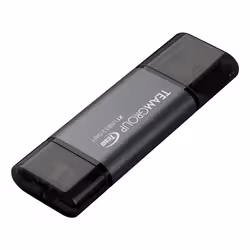 Team Group X1 USB 3.2 Gen1 USB flash drive 128 GB USB Type-A / USB Type-C 3.2 Gen 1 (3.1 Gen 1) Black, Grey - Additional view 4