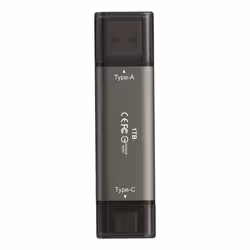 Team Group X2 MAX 1 TB USB Type-A / USB Type-C 3.2 Gen 2 (3.1 Gen 2) Grey - Additional view 4