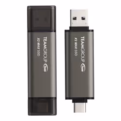 Team Group X2 MAX 1 TB USB Type-A / USB Type-C 3.2 Gen 2 (3.1 Gen 2) Grey - Additional view 5
