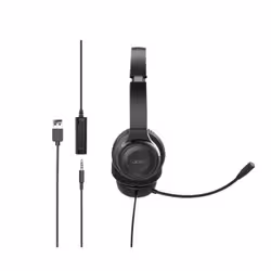 Acer AHW154 Headset Wired Handheld Office/Call center USB Type-A Black - Additional view 4