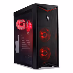Acer NITRO N70-130 AMD Ryzen™ 9 7900 32 GB DDR5-SDRAM 1 TB SSD NVIDIA GeForce RTX 4070 SUPER Windows 11 Home Tower PC Black, Transparent