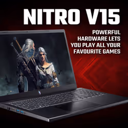 Acer Nitro V 15 ANV15-51-51GU Intel® Core™ i5 i5-13420H Laptop 39.6 cm (15.6") Full HD 8 GB DDR5-SDRAM 512 GB SSD NVIDIA GeForce RTX 3050 Wi-Fi 6 (802.11ax) Windows 11 Home Black