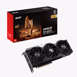 Acer Nitro Radeon RX 9070 XT OC 16GB, Radeon RX 9070 XT, 16 GB, GDDR6, 256 bit, 7680 x 4320 pixels, PCI Express x16 5.0