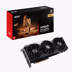 Acer Nitro Radeon RX 9070 OC 16GB, Radeon RX 9070, 16 GB, GDDR6, 256 bit, 7680 x 4320 pixels, PCI Express x16 5.0