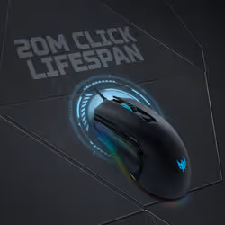 Acer Predator Cestus 333 Gaming Mouse, PMW410, USB2.0, Black, Up to 16000 dpi, Wired, 6 buttons - Additional view 6