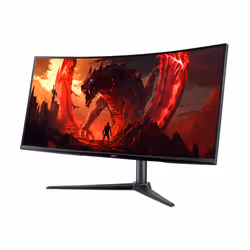 Acer NITRO XZ0 XZ340CU J0bmiiphx Monitor 34 inch UWQHD VA curved 21:9 Black - Additional view 3