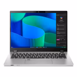 Acer TravelMate P2 TMP214-56-TCO-36B7 Intel Core 3 100U Laptop 35.6 cm (14") WUXGA 8 GB DDR5-SDRAM 256 GB SSD Wi-Fi 6 (802.11ax) Windows 11 Pro Silver