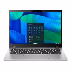 Acer TravelMate P2 TMP214-56-TCO-36B7 Intel Core 3 100U Laptop 35.6 cm (14") WUXGA 8 GB DDR5-SDRAM 256 GB SSD Wi-Fi 6 (802.11ax) Windows 11 Pro Silver