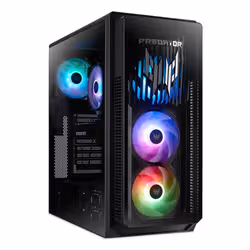 Acer Predator PO5-660 Intel Core Ultra 7 265F 32 GB DDR5-SDRAM 2 TB SSD NVIDIA GeForce RTX 5070 Windows 11 Home Desktop PC Black - Additional view 2