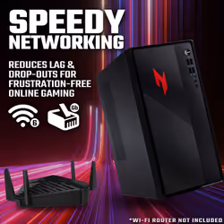 Acer NITRO 20 N20 Gaming Desktop - Intel Core i5-13420H, 16GB, 512GB SSD, NVIDIA GeForce RTX 5060, Windows 11, Black - Additional view 6
