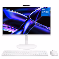 Acer Aspire C27-A All-in-One Desktop - Intel Core i7-1355U, 8GB, 1TB SSD, Integrated Graphics, 27" Full HD, Windows 11, White ...