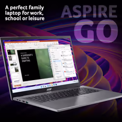 Acer Aspire Go 17 AG17-31P - 17.3" Full HD, Intel Core 3 N355, 8GB, 128GB UFS, Windows 11 Notebook - Additional view 2