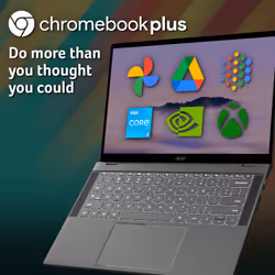 Acer Chromebook Plus 514 CB514-5H - Intel Core i3-1315U, 8GB, 256GB SSD, 14" WUXGA, Chrome OS, Iron
