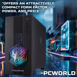 Acer Predator PO3-665 Gaming Desktop - Intel Core i5-14400F, 16GB RAM, 512GB SSD, NVIDIA GeForce RTX 5070, Windows 11, Black - Additional view 3