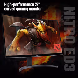 Acer NITRO XZ0 Nitro XZ340CURX0bmiiphx - 34'', WQHD (3440x1440), 200Hz, 1ms, 21:9, 1500R Curve, ZeroFrame, VA, Black - Additional view 2