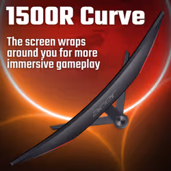 Acer NITRO XZ0 Nitro XZ340CURX0bmiiphx - 34'', WQHD (3440x1440), 200Hz, 1ms, 21:9, 1500R Curve, ZeroFrame, VA, Black - Additional view 6