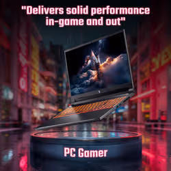 Acer Nitro V 16 AI V16 AI (ANV16-42) gaming laptop - AMD Ryzen 7 260, NVIDIA RTX 5050, 16" 180Hz WUXGA (1920x1200), 16GB DDR5, 512GB SSD - Additional view 3