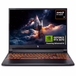 Acer Nitro V 16 V16 AI ANV16-42 - AMD Ryzen 7 260, 16GB, 1TB SSD, NVIDIA GeForce RTX 5070, 16" WUXGA, Windows 11 Gaming Lapto ...