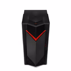 Acer NITRO 50 (N50-660) Intel Core Ultra 7 265F 32 GB DDR5-SDRAM 1 TB SSD NVIDIA GeForce RTX 5060 Windows 11 Home Desktop PC Black, Red - Additional view 3
