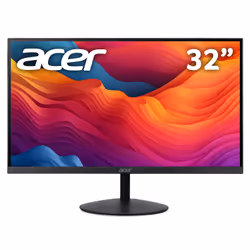 Acer SA322QUE - 32" Quad HD (2560x1440), 100Hz, 1ms, DP, HDMI, Black, 81.3 cm (32"), 2560 x 1440 pixels, Quad HD, LED, 1 ms,  ...