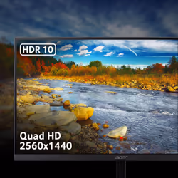 Acer SA322QUE - 32" Quad HD (2560x1440), 100Hz, 1ms, DP, HDMI, Black
