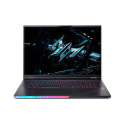 Acer Predator PH18-73-93YX Intel Core Ultra 9 275HX Laptop 45.7 cm (18") WQUXGA 64 GB DDR5-SDRAM 2 TB SSD NVIDIA GeForce RTX 5090 Wi-Fi 7 (802.11be) Windows 11 Pro German Black