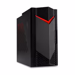 Acer NITRO 50 N50-656 Intel® Core™ i7 i7-14700F 32 GB DDR5-SDRAM 1 TB SSD NVIDIA GeForce RTX 5060 Windows 11 Home Desktop PC Black - Additional view 2