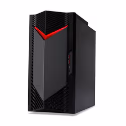 Acer NITRO 50 N50-660 Intel Core Ultra 5 225F 16 GB DDR5-SDRAM 512 GB SSD NVIDIA GeForce RTX 5060 Windows 11 Home Desktop PC Black, Red - Additional view 3