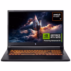 Acer Nitro V 17 AI ANV17-41 - AMD Ryzen 7 260, 16GB, 1TB SSD, NVIDIA GeForce RTX 5070, 17.3" Full HD, Windows 11 Gaming Lapto ...