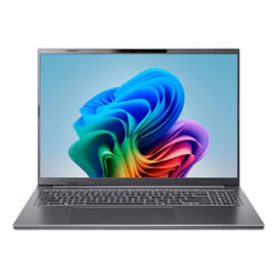 Acer Aspire 16 AI NX.JLNEG.009 netbook Copilot+ PC Snapdragon X1-26-100 40.6 cm (16") WUXGA 16 GB LPDDR5x-SDRAM 512 GB SSD Wi-Fi 7 (802.11be) Windows 11 Home German Grey