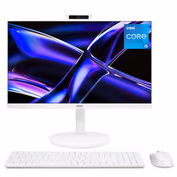 Acer Aspire C27-A All-in-One Desktop - Intel Core i5-13420H, 8GB, 1TB SSD, Integrated Graphics, 27" Full HD, Windows 11, Whit ...