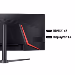 Acer NITRO XZ0 Nitro XZ340CURJ0 34" Curved WQHD 21:9 120Hz 1ms ZeroFrame FreeSync Premium Gaming Monitor - Additional view 6