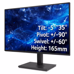 Acer B7 Vero B277G business monitor - 27", Full HD (1920x1080), IPS, 120Hz, 1ms, AdaptiveSync, height adjustable, HDMI, DP, USB-C - Additional view 3