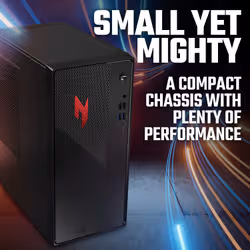 Acer Nitro N20-101 Gaming Desktop - Intel Core 5-210H, 16GB, 512GB SSD, Nvidia GeForce RTX 5050, Windows 11, Black - Additional view 5