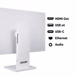 Acer Aspire S24-B All-in-One Desktop - Intel Ultra 5 226V, 16GB, 512GB SSD, Integrated Intel ARC Graphics, 23.8" QHD, Windows 11, White - Additional view 7