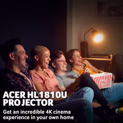 Acer HL1810U DLP Projector - 4K Ultra HD (3840 x 2160), 2800 RGB Laser Lumens, 1000 ANSI Lumens - Additional view 2