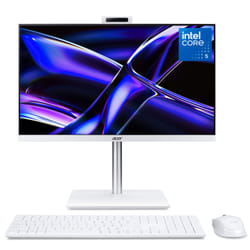 Acer Aspire Intel Core 5 16GB 512GB SSD 23.8" Full HD Windows 11 Home White All-in-One Desktop
