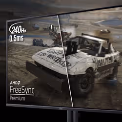 Acer KG0 Nitro KG240YW3bmiipx - 23.8'' FHD (1920x1080), IPS, 240Hz, 1ms, FreeSync Premium UK, Black - Additional view 5