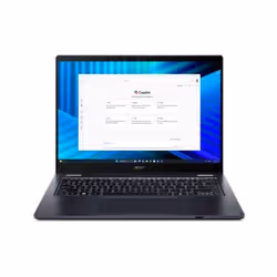 Acer TravelMate TMP414RN-55-TCO-58UA Intel Core Ultra 5 225U Hybrid (2-in-1) 35.6 cm (14") Touchscreen WQXGA+ 16 GB DDR5-SDRAM 512 GB SSD Wi-Fi 7 (802.11be) Windows 11 Pro Blue - Additional view 2