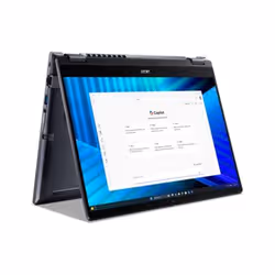 Acer TravelMate TMP414RN-55-TCO-58UA Intel Core Ultra 5 225U Hybrid (2-in-1) 35.6 cm (14") Touchscreen WQXGA+ 16 GB DDR5-SDRAM 512 GB SSD Wi-Fi 7 (802.11be) Windows 11 Pro Blue - Additional view 8