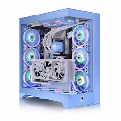 Thermaltake CTE E600 MX, Midi Tower, PC, Blue, ATX, EATX, micro ATX, Mini-ITX, SPCC, Tempered glass, 16.6 cm
