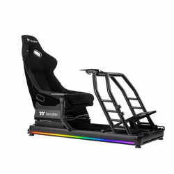 Thermaltake GR500, Racing cockpit, Black, Aluminium, Steel, 120 kg, 170 cm, 190 cm