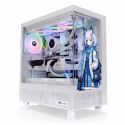 Thermaltake View 270 SP Edition, Midi Tower, PC, White, micro ATX, EATX, SPCC, 18 cm