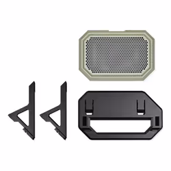 Thermaltake AC-076-ONENAN-A1, Midi Tower, Tower to rack conversion kit, Black, Light Green, The Tower 600, 230 mm, 459 mm