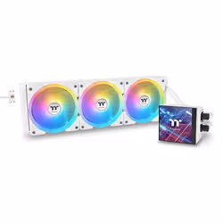 Thermaltake MAGFloe 360 Ultra ARGB, All-in-one liquid cooler, 12 cm, 500 RPM, 2000 RPM, White