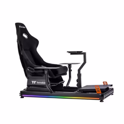 Thermaltake GSC-F50-CPASBB-01, Flight cockpit, Black, Aluminium, 120 kg, 12°, 600 mm