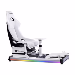Thermaltake GSC-F50-CPASWH-01, Flight cockpit, White, Aluminium, 120 kg, 12°, 600 mm