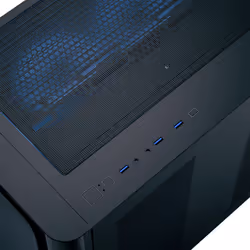 Aerocool P500C Midi Tower Black - Additional view 4