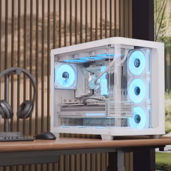 Aerocool P500C Midi Tower White - Additional view 5