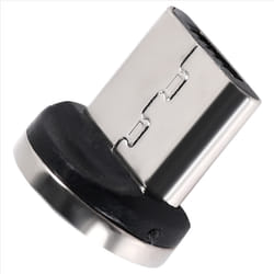 Round Magnetic Cable Plug Phone Microusb Android Charging Adapter